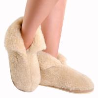 Тапочки "Теплушки" женские из натуральной шерсти (стелька с эффектом памяти) 030101-0200/э "Холти"