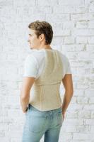 Пояс-корсет эластичный компрессионный согревающий из овечьей шерсти 040110-0400 "Холти"